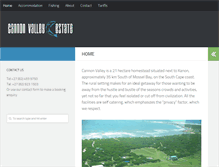 Tablet Screenshot of cannonvalley.co.za